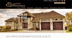 Desktop Screenshot of portesbourassa.com